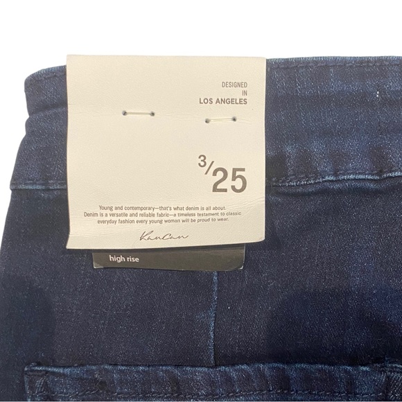 KanCan High Rise Super Flare Darkwash blue Jean - Picture 10 of 11